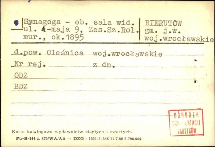 synagoga, ob. sala wid., skan 1