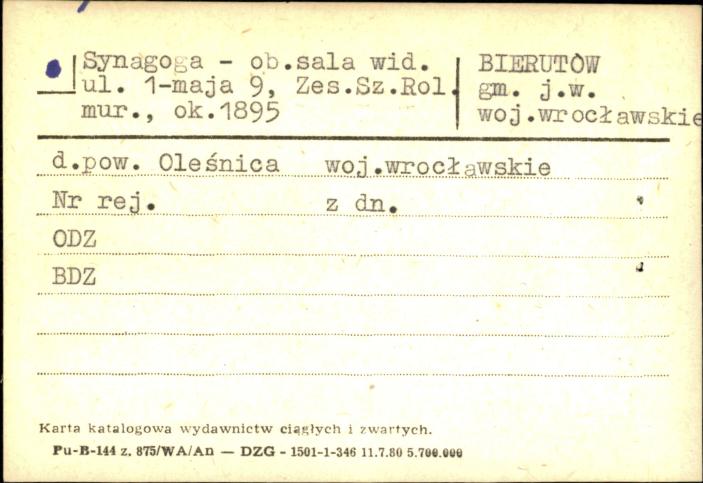 synagoga, ob. sala wid., skan 3