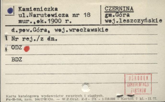 kamieniczka, skan 1