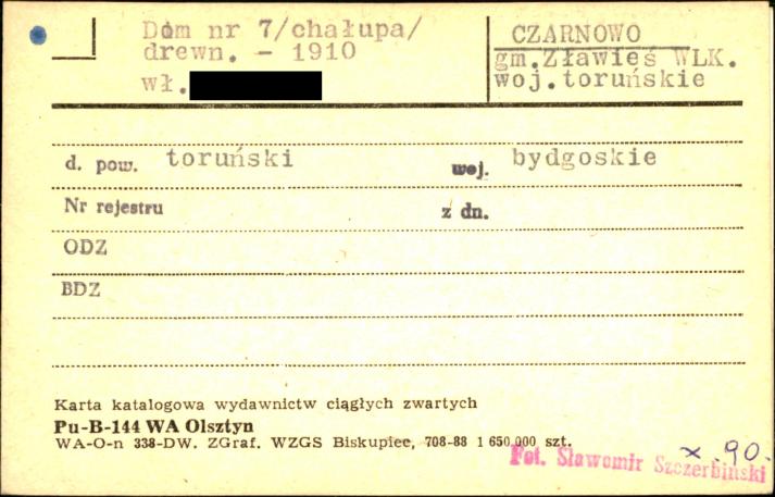dom (chałupa), skan 1