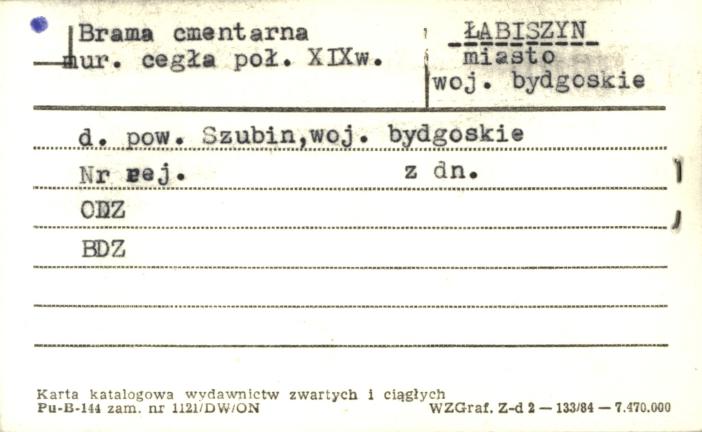 brama cmentarna, skan 1