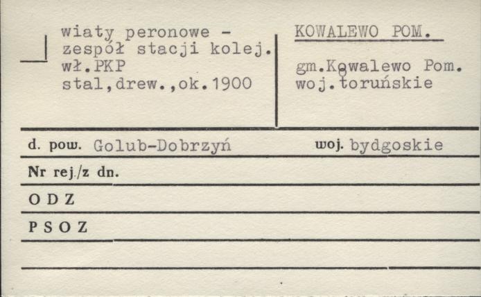 wiaty peronowe - zespół stacji kolejowej, skan 1