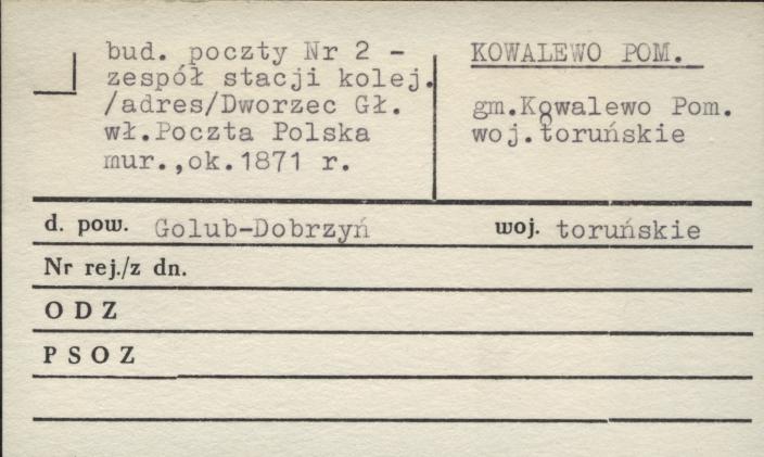 budynek poczty nr 2 - zespół stacji kolejowej, skan 1