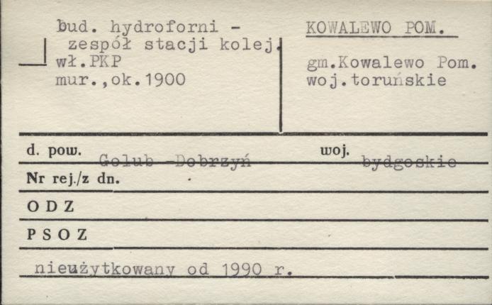 budynek hydroforni - zespół stacji kolejowej, skan 1