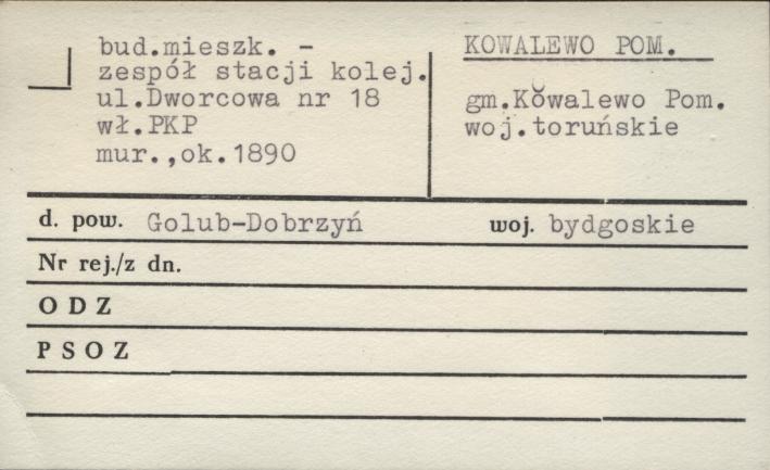 budynek mieszkalny - zespół stacji kolejowej, skan 1