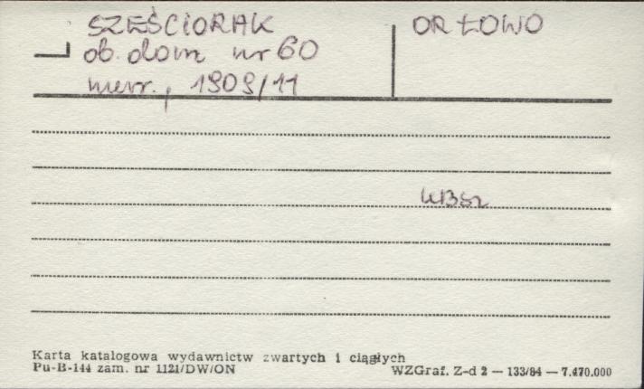 sześciorak ob. dom mieszkalny, skan 1