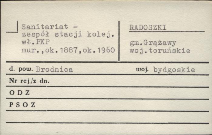 sanitariaty - zespół stacji kolejowej, skan 1