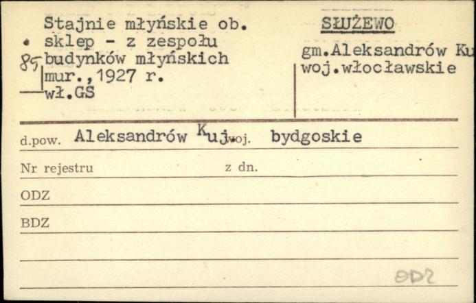 stajnie młyńskie, ob. sklep, skan 1