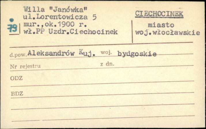 willa Janówka, skan 1