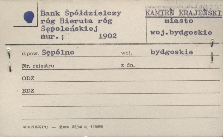 Bank Spółdzielczy, skan 1