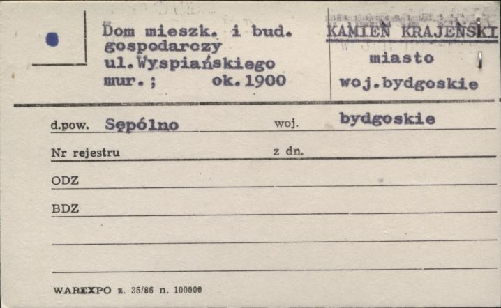 dom mieszkalny i bud. gospodarczy, skan 1