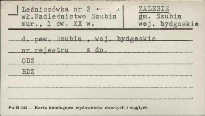 leśniczówka, skan 1