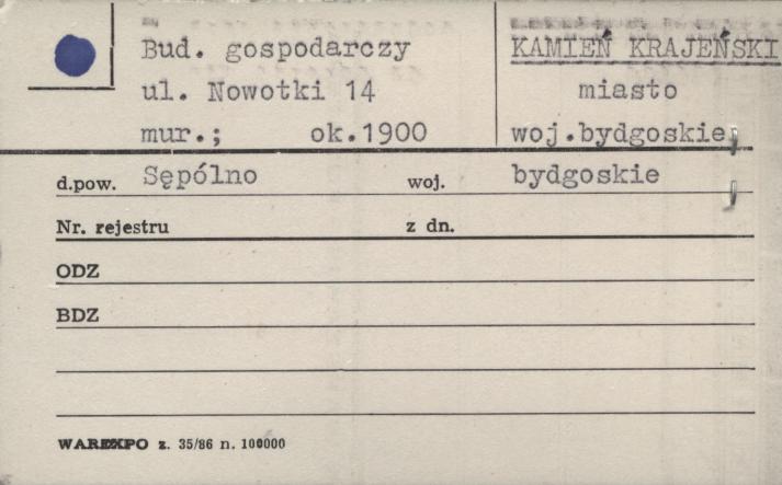 budynek gospodarczy, skan 1