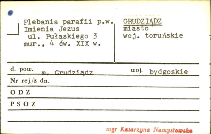 plebania parafii pw. Imienia Jezus, skan 1