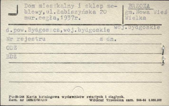 dom mieszkalny i sklep meblowy, skan 1