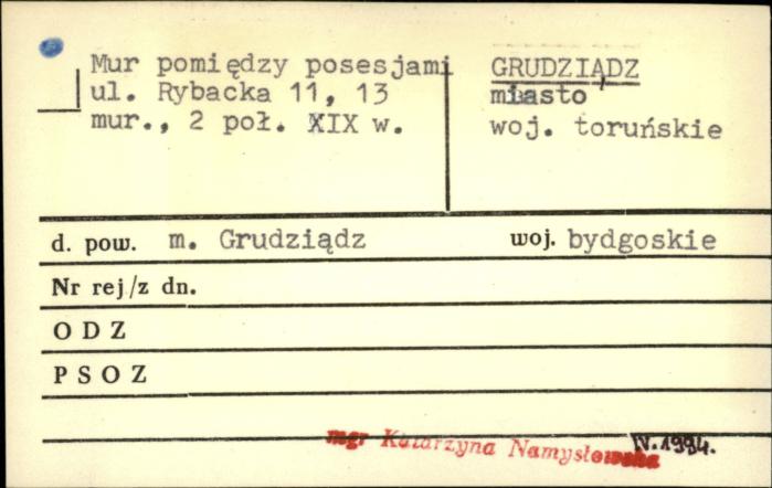 mur pomiędzy posesjami, skan 1