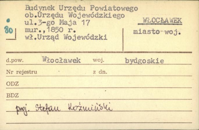budynek urzędu powiatowego ob. urzędu wojewódzkiego, skan 1