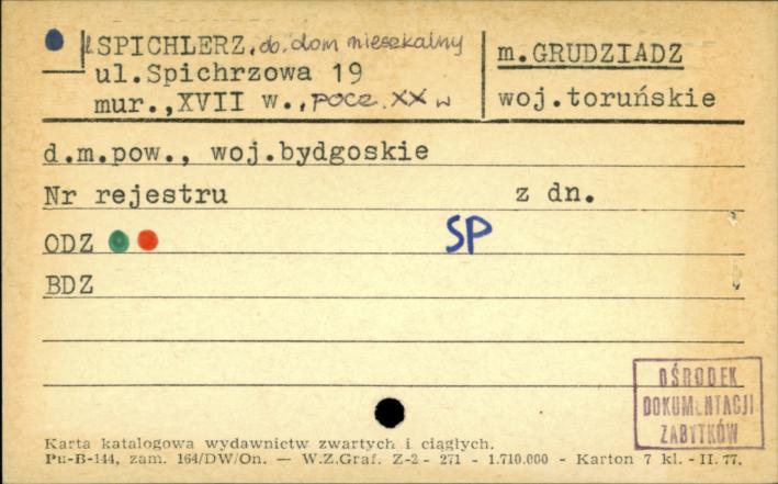 spichlerz, ob. dom, skan 1