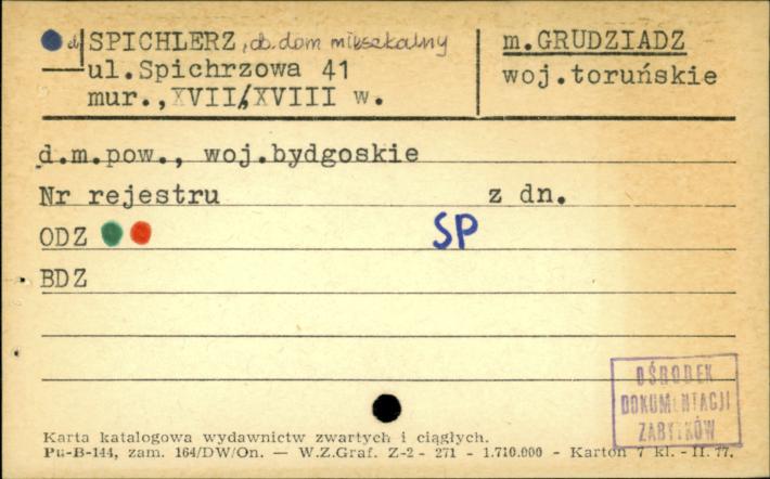 spichlerz, ob. dom, skan 1