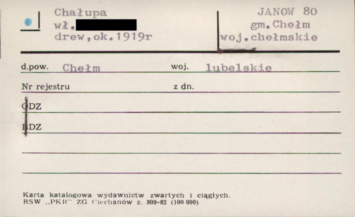 chałupa, skan 1