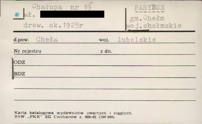 chałupa, skan 1