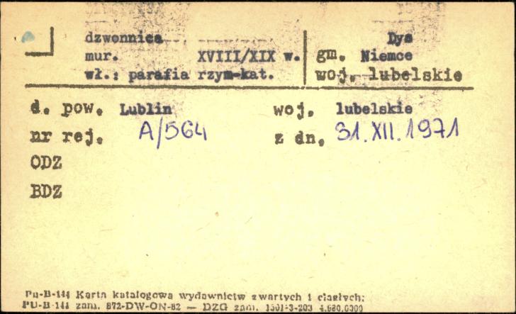 dzwonnica przy kościele św. Jana Chrzciciela, skan 3