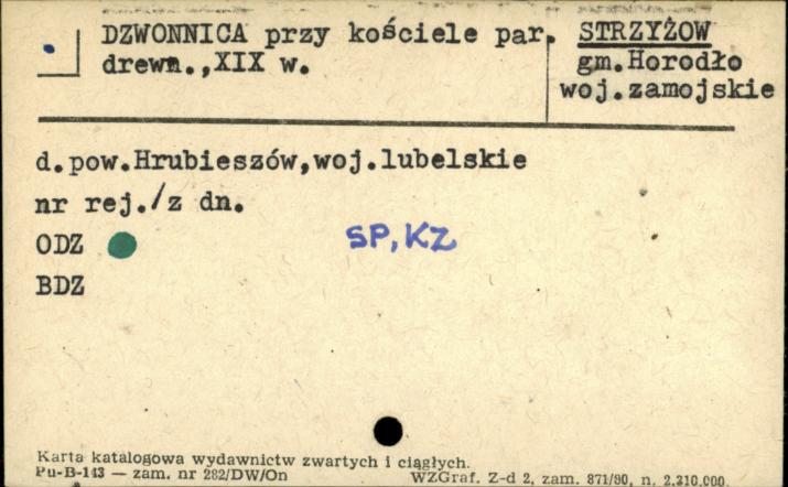 dzwonnica przy kościele par., skan 1
