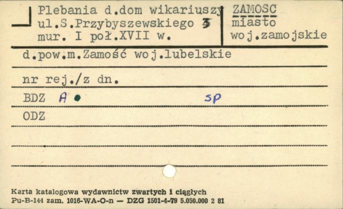 plebania, d. dom wikariuszy, skan 1
