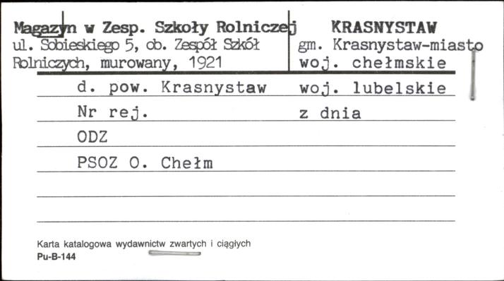 magazyn w Zespole Szkoły Rolniczej, skan 1