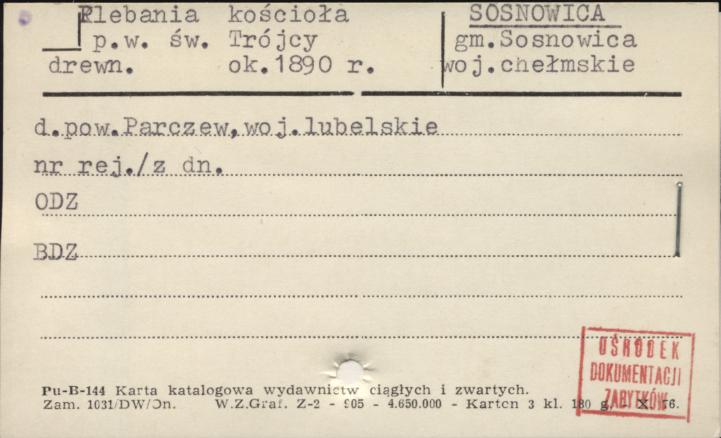 plebania kościoła p. w. św. Trójcy, skan 1