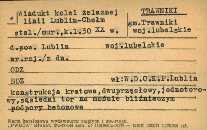wiadukt kolei żelaznej linii Lublin-Chełm, skan 1