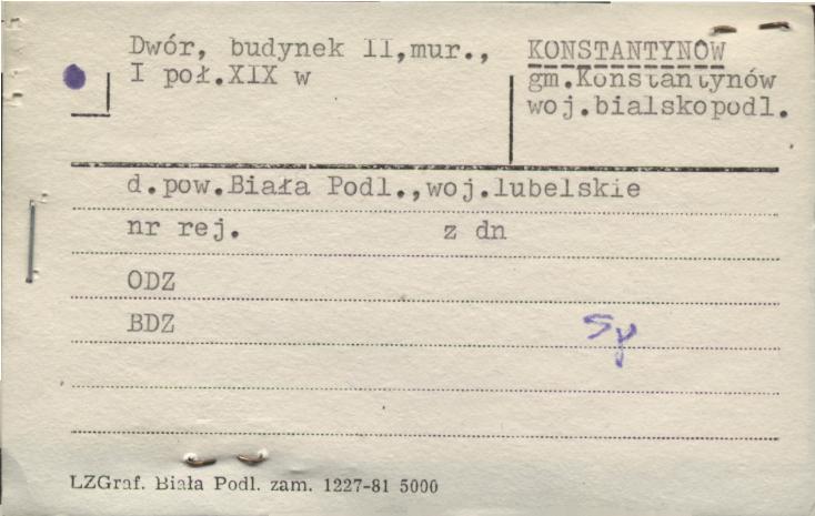 dwór, budynek II, skan 1