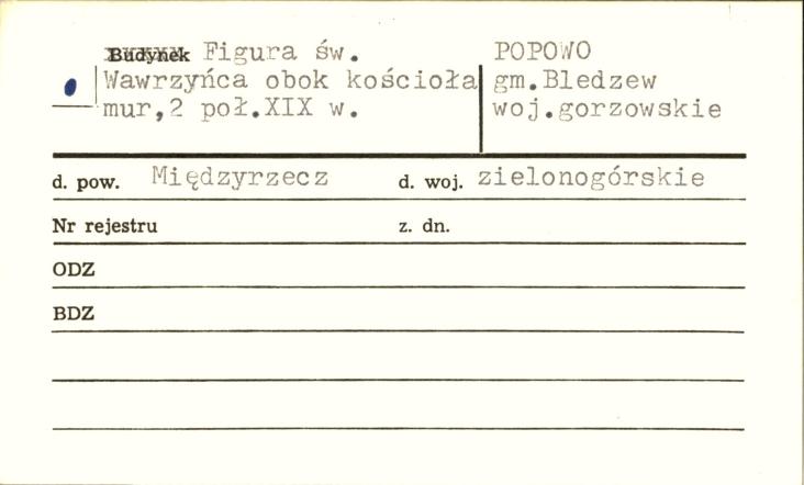 figura św. Wawrzyńca obok kościoła, skan 1