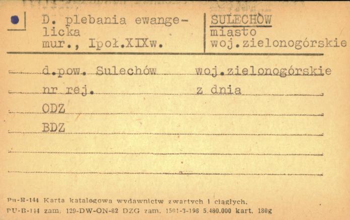 plebania ewangelicka, skan 1