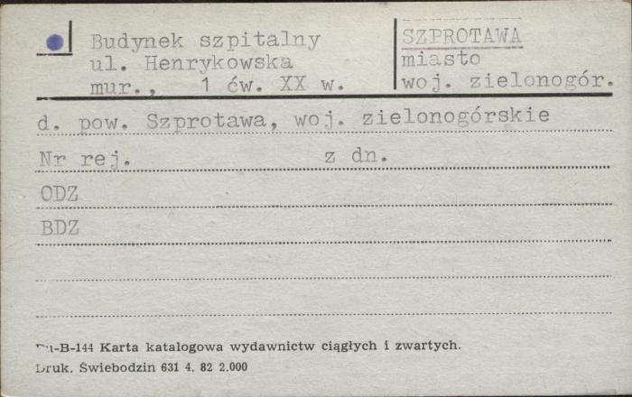 budynek szpitalny, skan 1