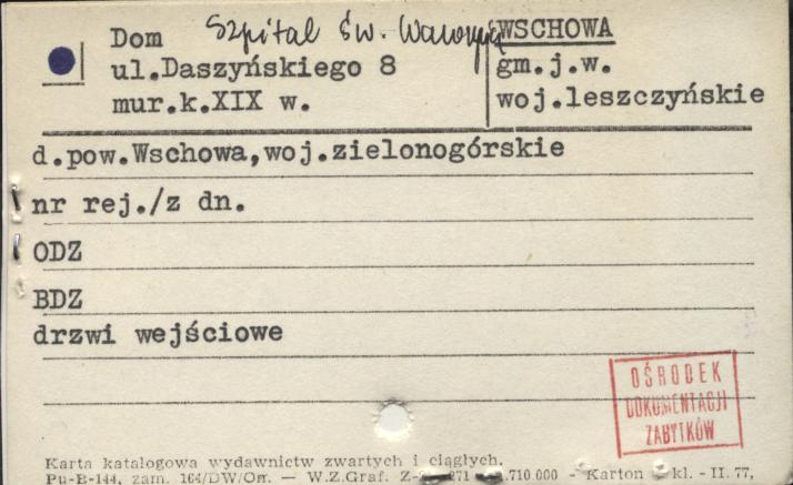dom, szpital św. Wawrzyn, skan 1