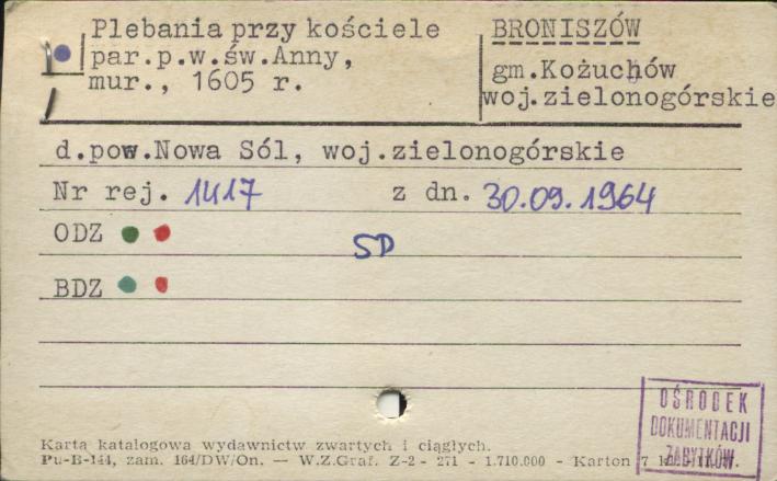 plebania przy kościele par. pw. św. Anny, skan 1