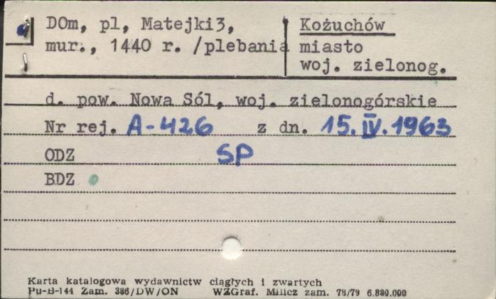 dom, plebania, skan 1