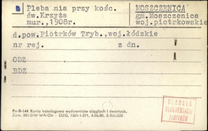 plebania przy kość. św. Krzyża, skan 1