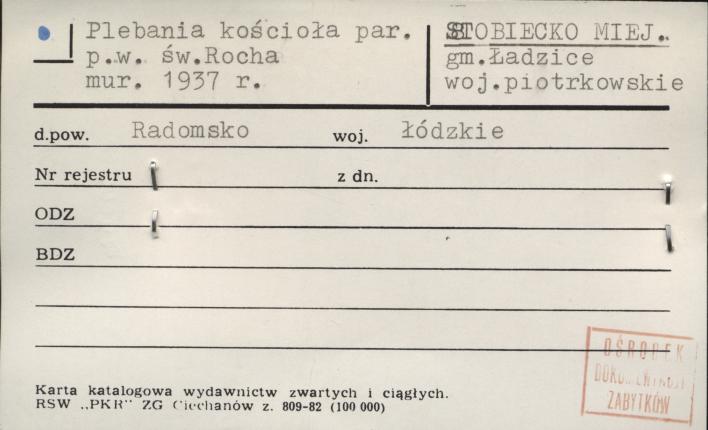 plebania kościoła par. pw. św. Rocha, skan 1