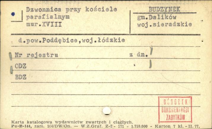 zespół kościoła par. - dzwonnica, skan 3