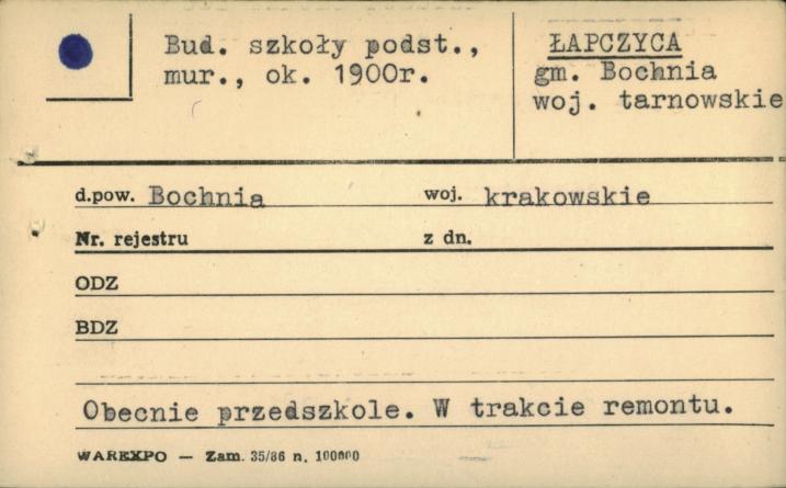 bud. szkoły podst., ob. przedszkole, skan 1