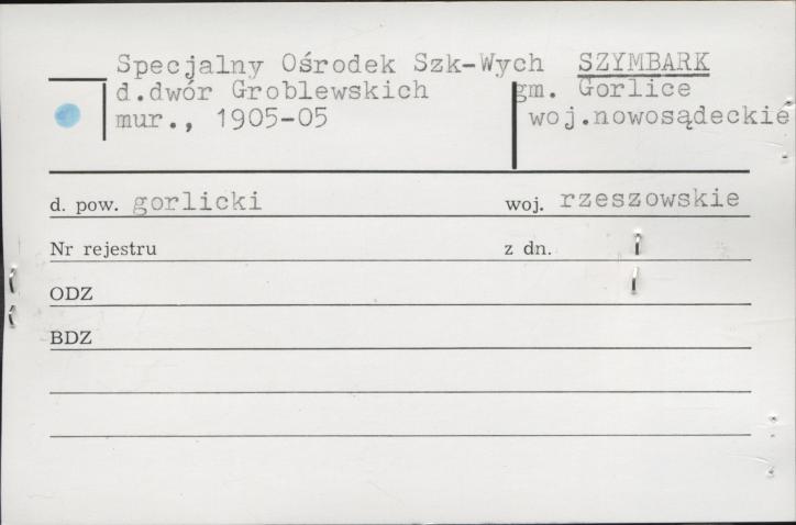 Specjalny Ośrodek Szk-Wych, d. dwór Groblewskich, skan 1