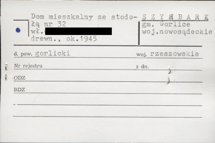 dom mieszkalny ze stodoła, skan 1