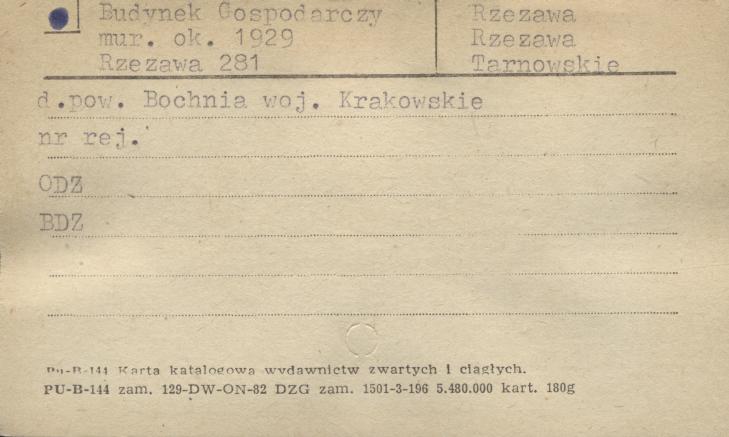 budynek gospodarczy, skan 1