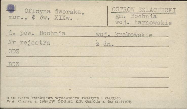 oficyna dworska, skan 1
