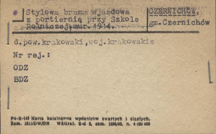 brama z portiernią, skan 1