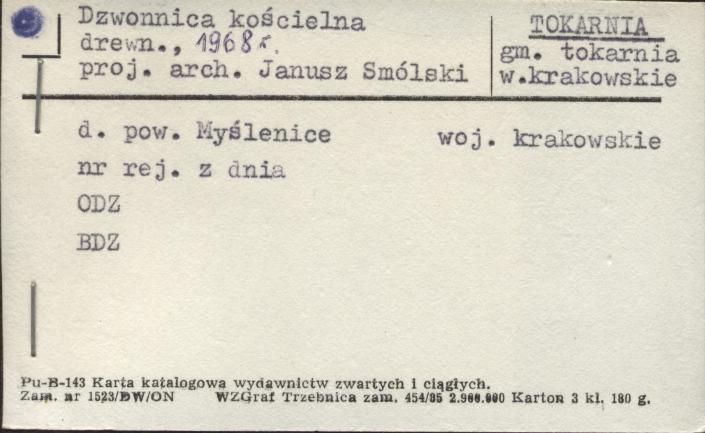 dzwonnica przy kościele, skan 1