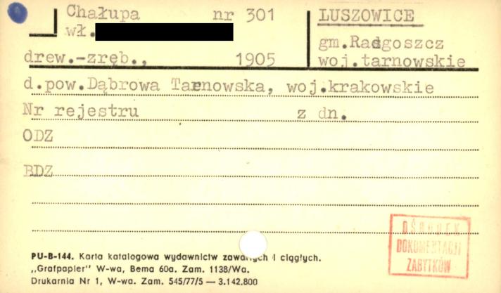 chałupa, skan 1