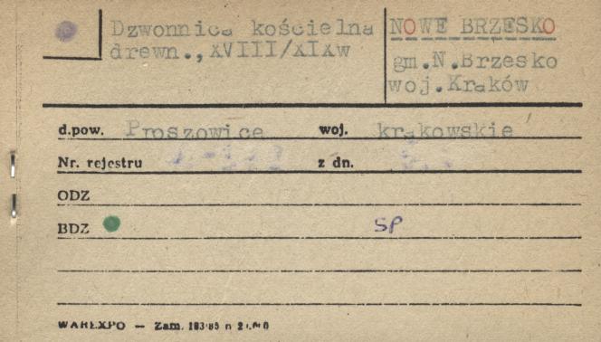 dzwonnica przy kościele, skan 1